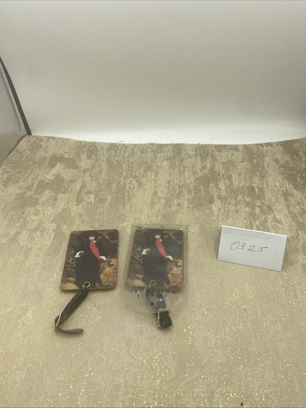 2-Luggage Tags From Kim bell Art Museum Ft Worth TX Frederic Leighton Art
